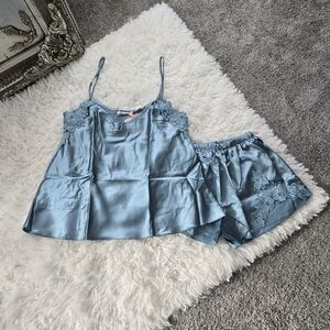 Dominant Satin Lace Nighty Pajama Set. Size XLarge. New.